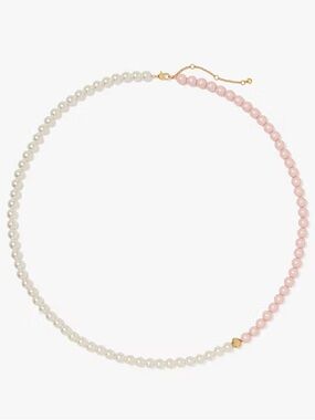 kate spade Pink and White Pearl necklace